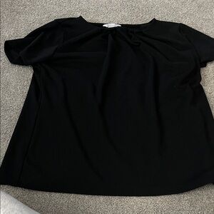 Liz Claiborne Classic Black Short Sleeve Top